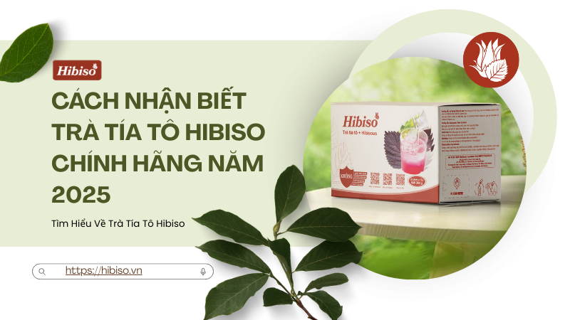 Cách Nhận Biết Trà Tía Tô Hibiso Chính Hãng Năm 2025